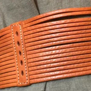 LINEAPELLE | Accessories | Lineapelle Amber Brown Leather 